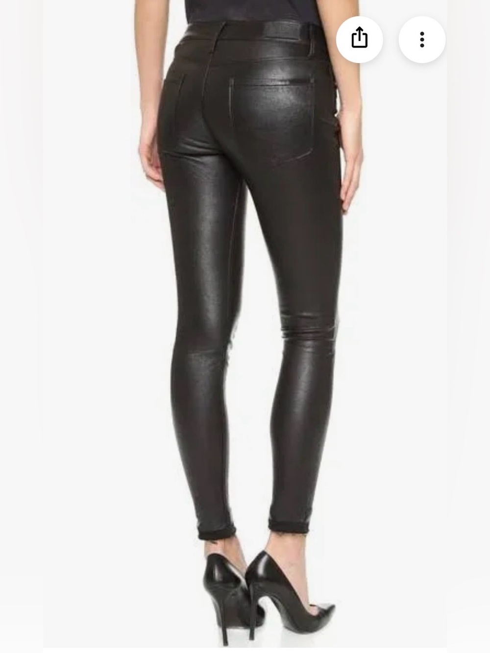 RtA Prince Skinny black leather pants - Picture 6 of 11